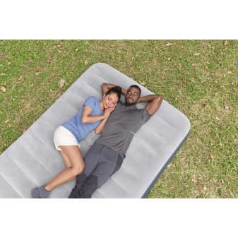 Matelas gonflable 2 places 203x152x36cm pompe rechargeable - miniature 3