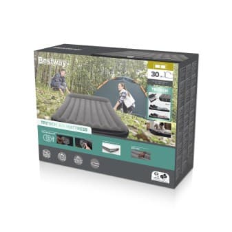 Matelas gonflable 2 personnes a pompe électrique usb intégrée tritech - miniature 5