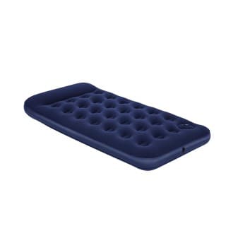 Matelas gonflable de camping 1 personne avec pompe a pied intégrée - miniature 4