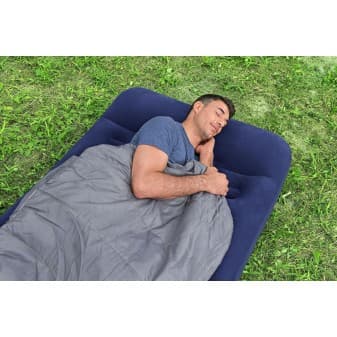 Matelas gonflable de camping 1 personne avec pompe a pied intégrée - miniature 5