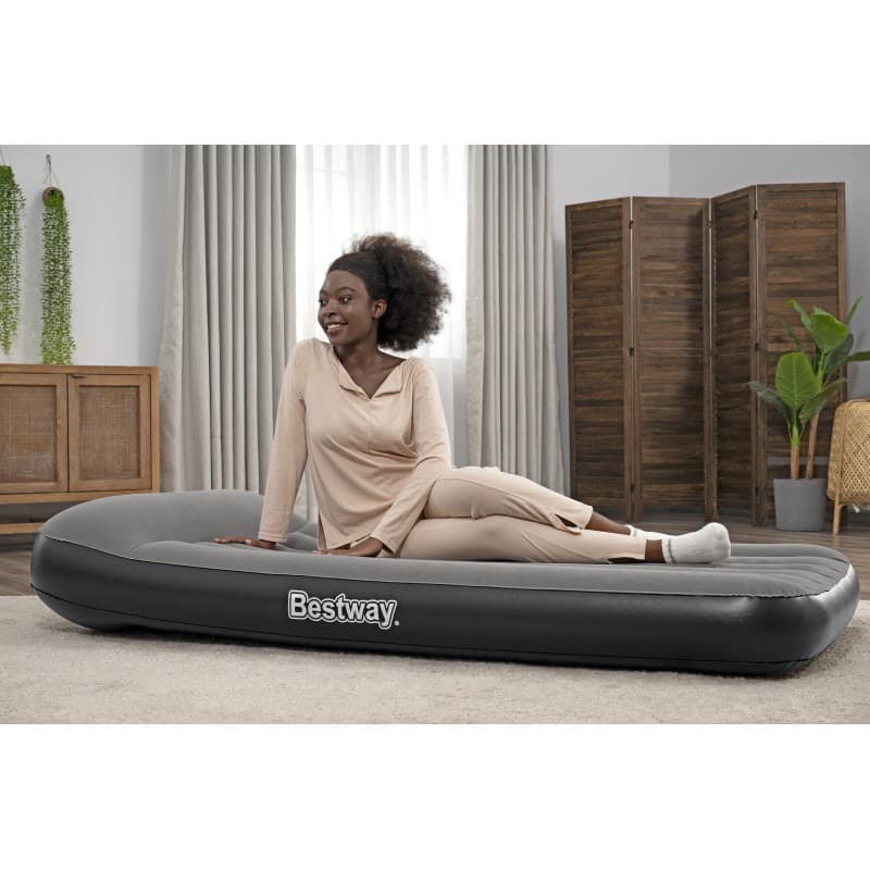 Matelas gonflable 1 personne à pompe électrique USB