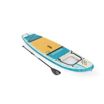 Paddle gonflable panorama hydro force 340 × 89 × 15 cm 150 kg MAX hublot poignees de transport pompe leash sac pagaie