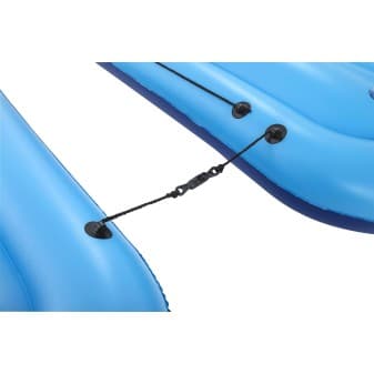 Plateforme flottante sun soaker 290 × 191 cm 4 places 360 kg MAX 4 boucles clasp n go connectables