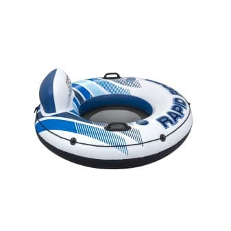 Bouee rapid rider diametre 135 cm fond maille filet dossier 2 porte gobelets