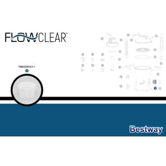 Panier pour les systemes de filtration a sable flowclear Bestway 2 006 l h 3 028 l h - vue 1