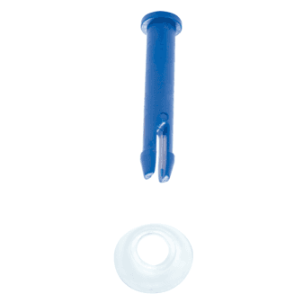 Kit de 1 goupille de connexion 1 joint bleu pour piscines Steel Pro Bestway 274 305 366 396 cm rondes - vue 1