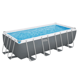 Piscine hors-sol tubulaire ronde Bestway Steel Pro MAX 549x122 décor pierres