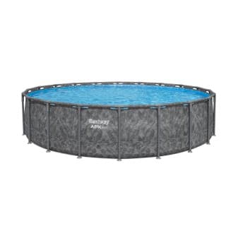 Piscine hors-sol tubulaire ronde Bestway APX 365 610x132 gris sans accessoires