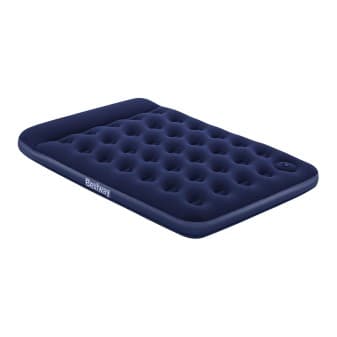 Matelas gonflable camping 2 places 191 m × 137 × 22 cm avec pompe a pied intégrée 67225