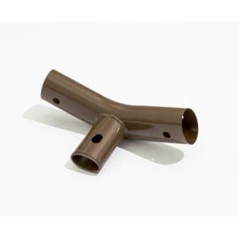 Connecteur t pour piscine Steel Pro MAX Bestway 366 × 100cm aspect rotin marron chocolat ronde - vue 1