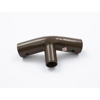 Connecteur t pour piscine Power Steel Swim Vista series Bestway marron chocolat ovale - vue 1