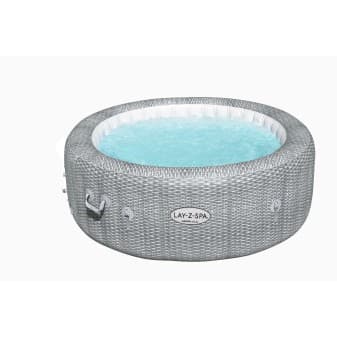 Liner pour Lay-Z-Spa honolulu AirJet Bestway 196 × 71cm effet rotin gris clair - vue 1