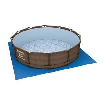 Tapis de sol carré 396 × 396 cm pour piscine hors-sol Fast Set Steel Pro Steel Pro MAX et hydrium 366 cm 58002 - vue 1