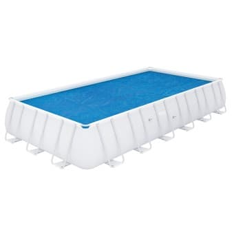 Bâche solaire 703 × 366 cm pour piscine hors-sol rectangulaire 640 × 274 cm ou 732 × 366 cm 58228 - vue 1