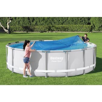 Bâche solaire diametre 462 cm pour piscine hors-sol ronde diametre 457 a 488 cm 58253 - vue 1