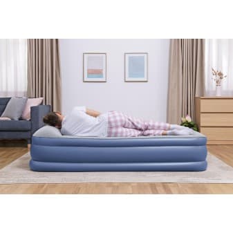 Lit gonflable 1 place 191 × 97 × 46 cm avec pompe électrique intégrée et cadre de lit 67628