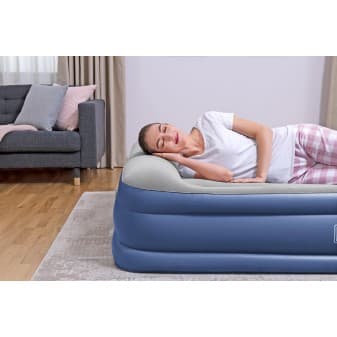 Lit gonflable 2 places 203 × 152 × 46 cm avec pompe électrique intégrée et cadre de lit 67630