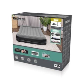 Lit gonflable 2 places 203 × 152 × 36 cm avec pompe électrique intégrée 67725