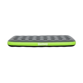 Matelas camping gonflable 1 place roll relax 188 × 99 × 22 cm avec sac de gonflage et de sac de transport